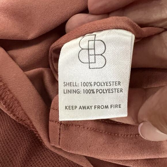 Baltic Born Maxi Dress Size Large Rust Tie Waist Long Sleeve Formal Gown - Picture 10 of 14